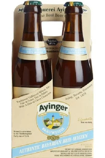 Ayinger Brau Weisse 4pk bottles