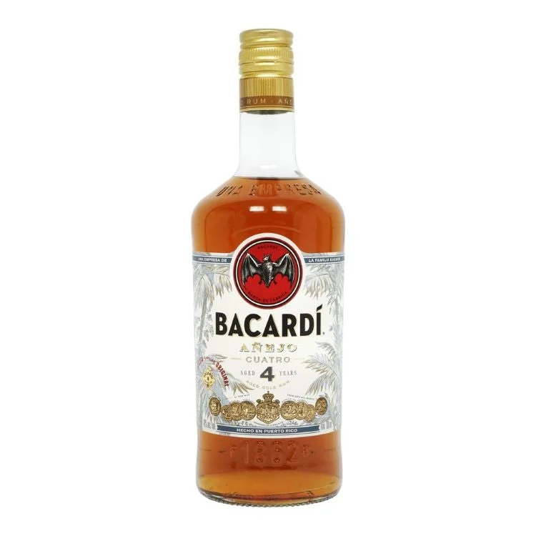 Bacardi Anejo Cuatro 4 Year Old Rum