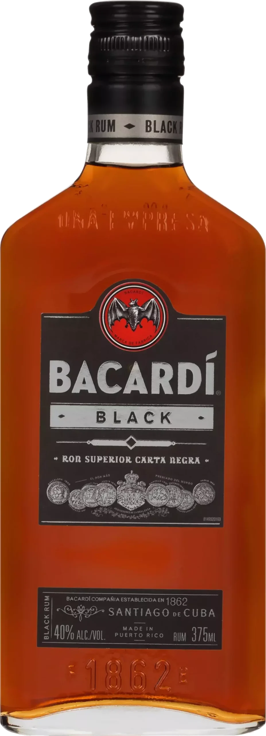 Bacardi Black Rum 375ML