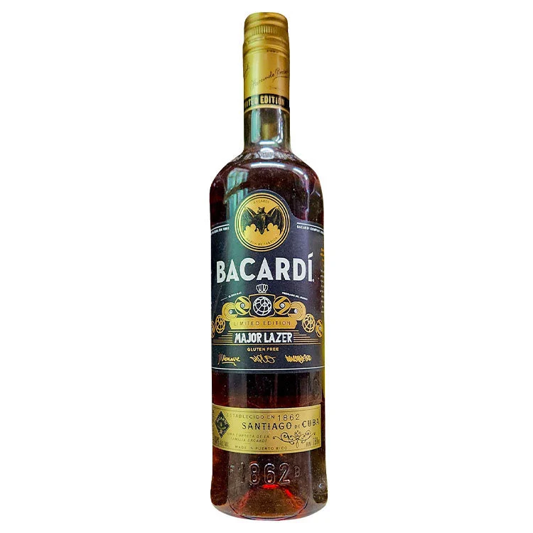 Bacardi Major Lazer Dark Rum - 750ml
