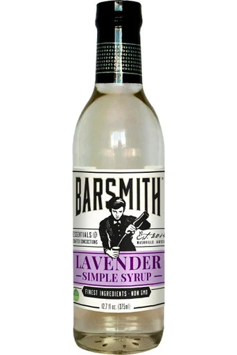 Barsmith Lavender Simple Syrup 375ml bottle