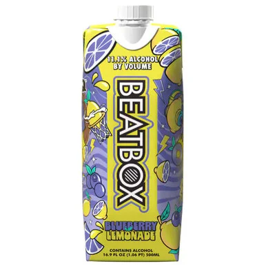 BeatBox Beverages Blueberry Lemonade 500ml