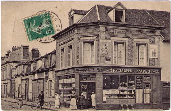 Beauville - Specialite de Cafes Postcard