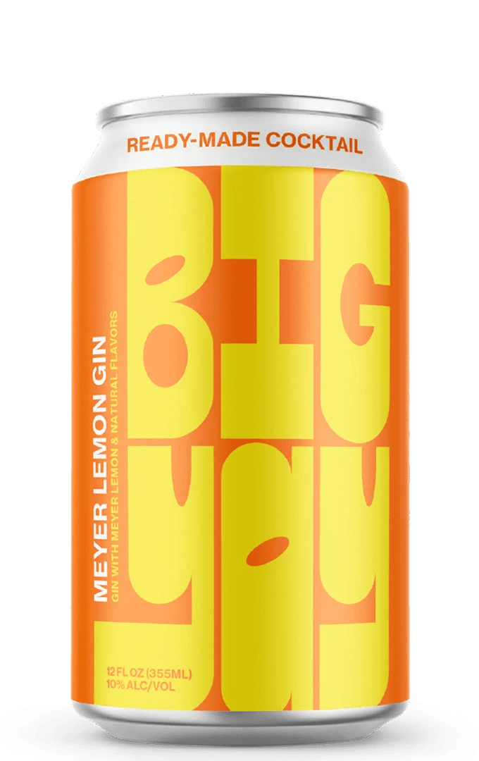 Big Yay Meyer Lemon Gin Cocktail 4 Pack 12.oz