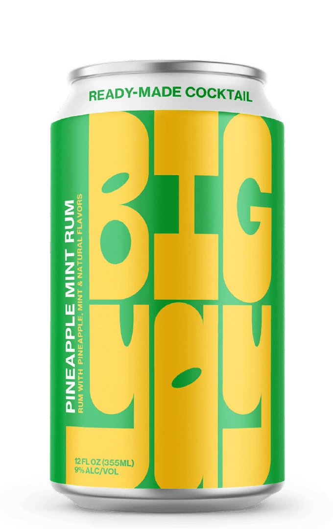 Big Yay Pineapple Mint Rum Cocktail 4 Pack 12.oz