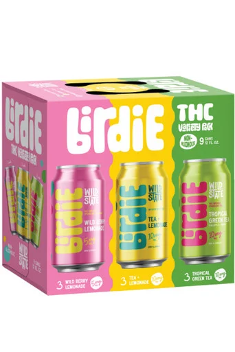 Birdie 5mg and 10mg THC Variety 9pk 12oz cans