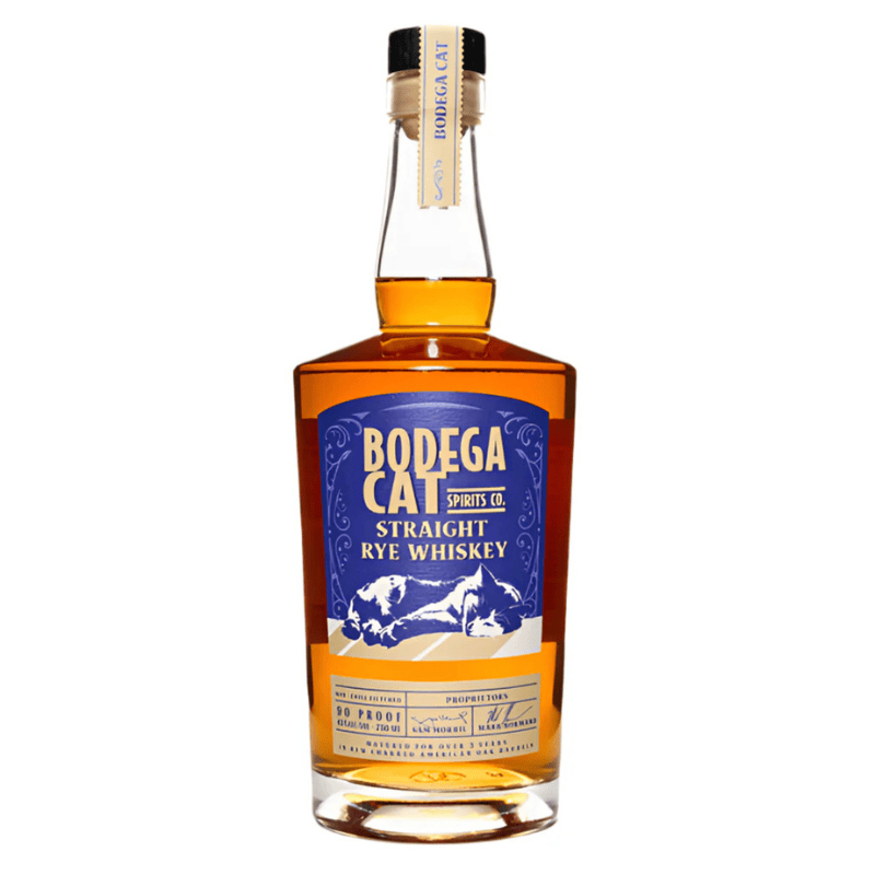 Bodega Cat Rye Whiskey | Chance to Win a Signed Bottle by Mark Normand! | 750ml