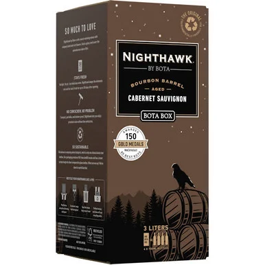 Bota Box NIGHTHAWK Bourbon Barrel Aged Cabernet 3L