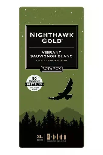 Bota Box Nighthawk Gold Vibrant Sauvignon Blanc 3L