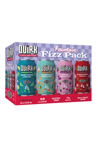 Boulevard Quirk Hard Seltzer Fountain Fizz 12pk cans