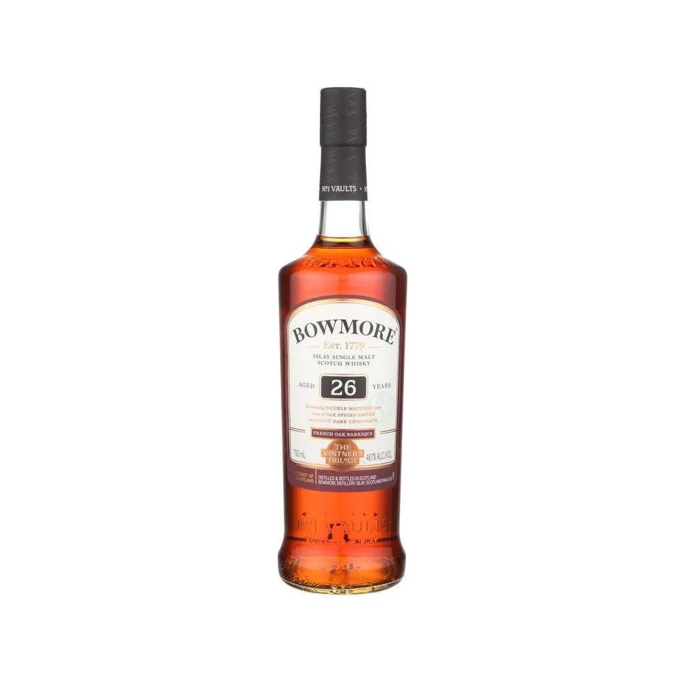 Bowmore Single Malt Scotch The Vintner's Trilogy French Oak Barriques 26 Year