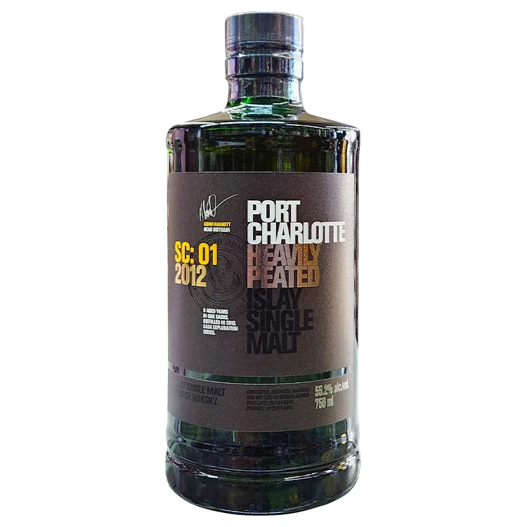 Bruichladdich Port Charlotte SC:01 Scottish Barley Heavily Peated Single Malt Whisky -750ml