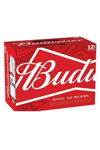 Budweiser 12pk cans