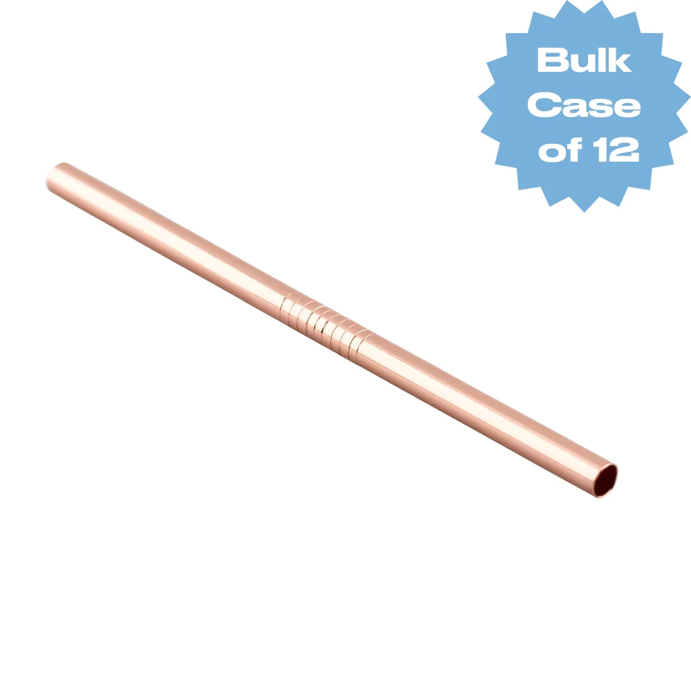 Bulk Copper Straws - Short (Case of 12)