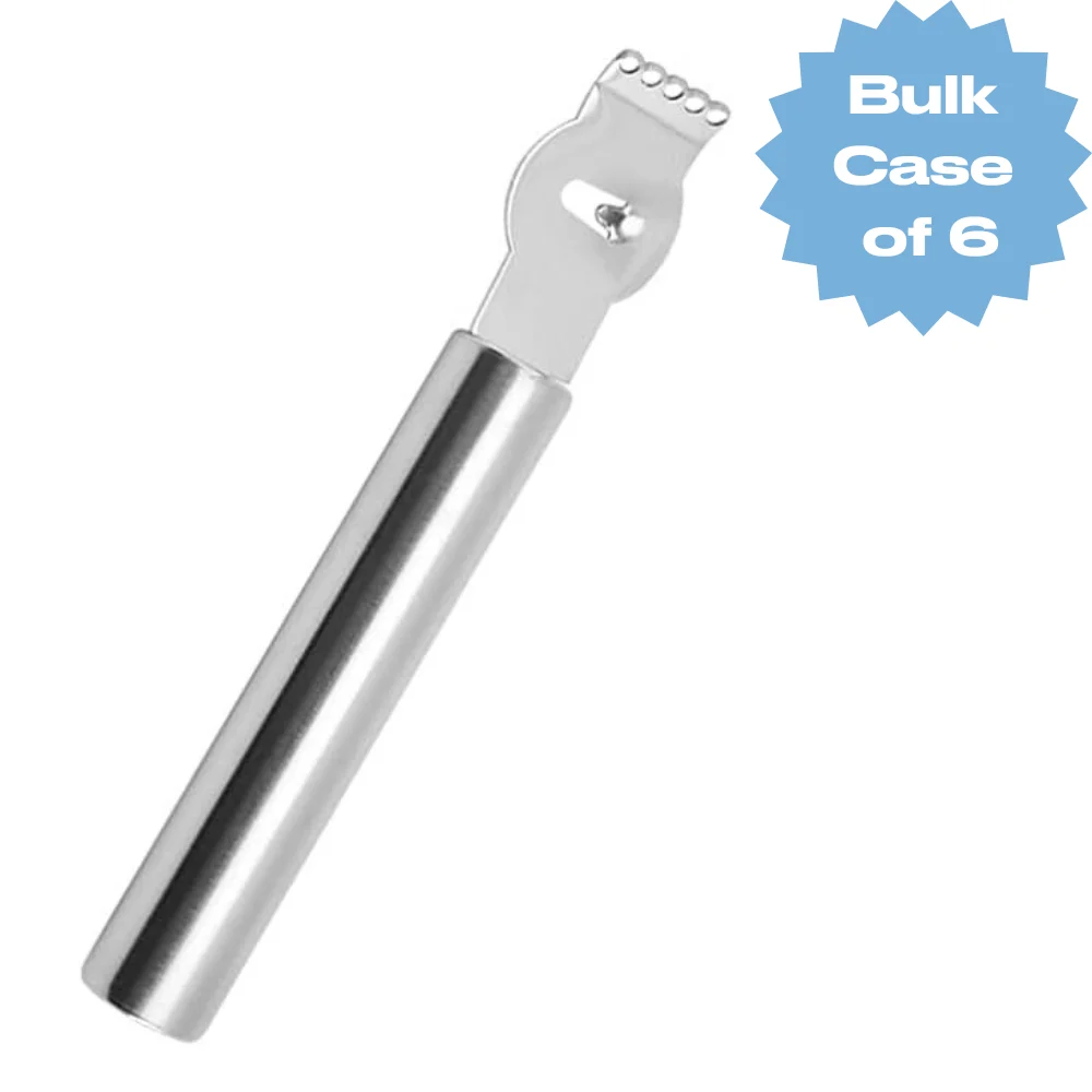 Bulk Stainless Steel Channel Knife & Zester (Case of 6)