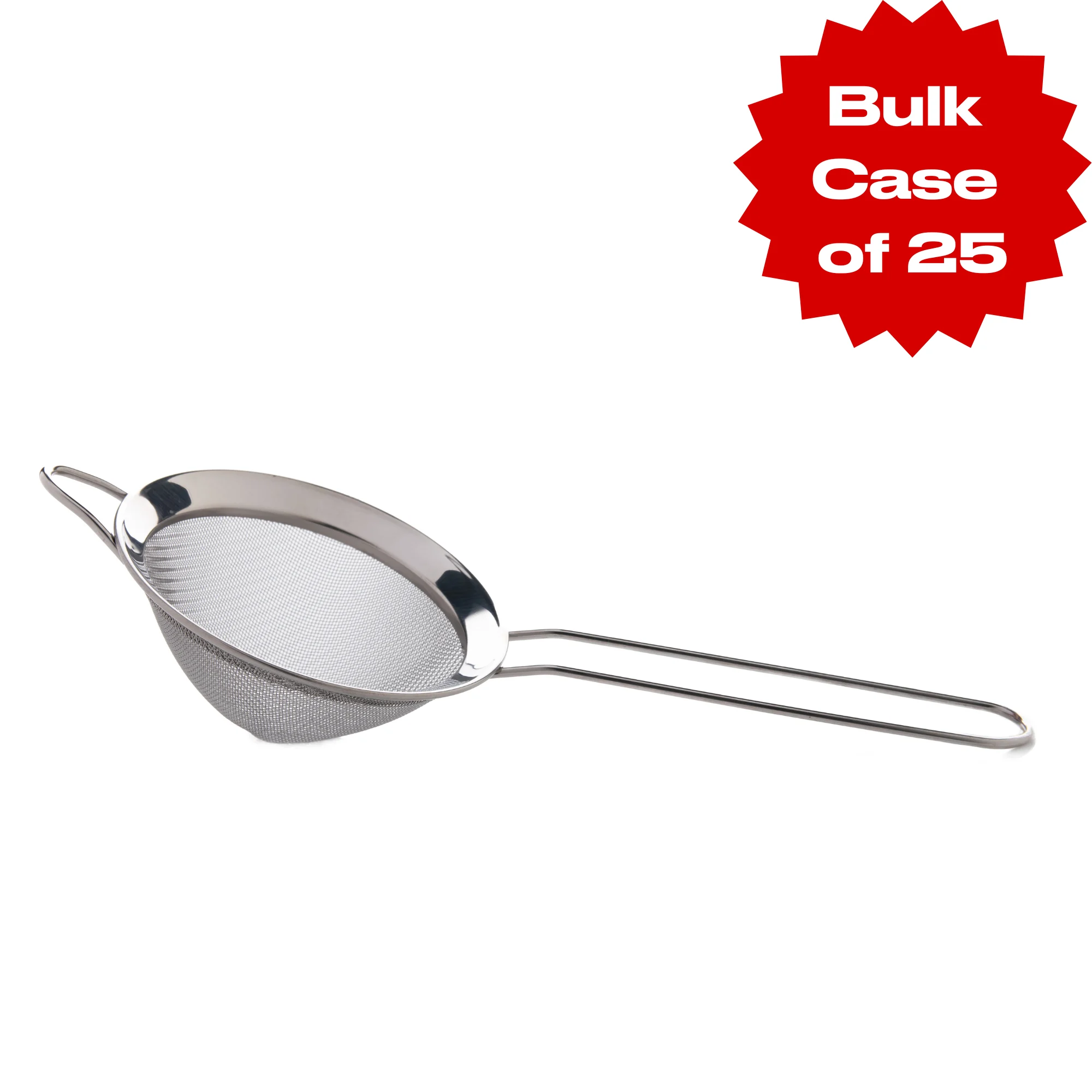 Bulk Stainless Steel Conical Mesh Strainer (Case of 25)