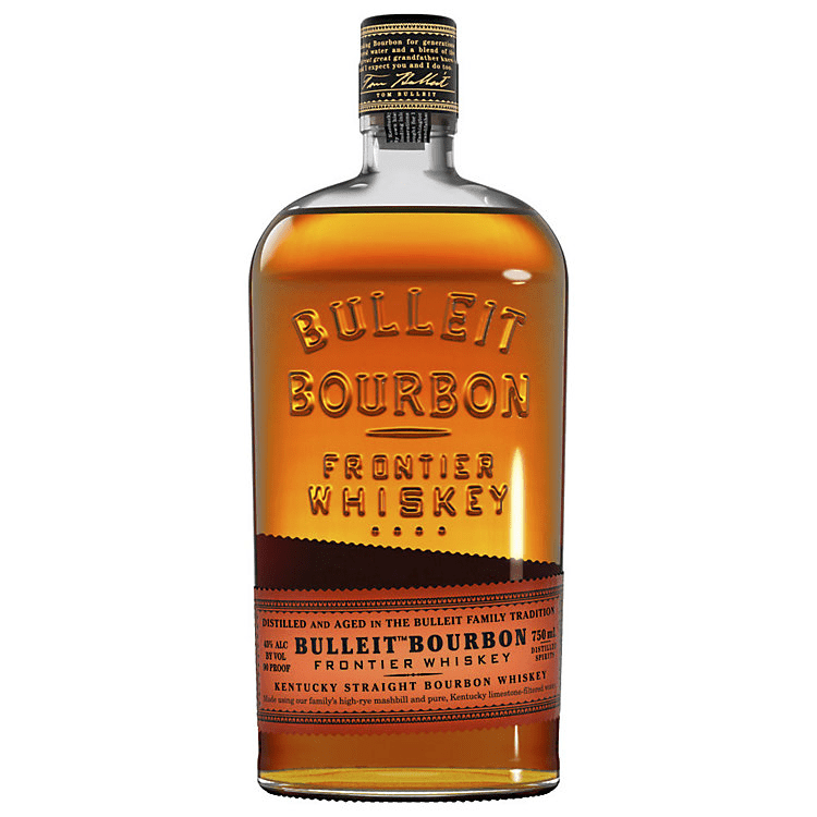 Bulleit Straight Bourbon Frontier Whiskey 6 Yr 750ml