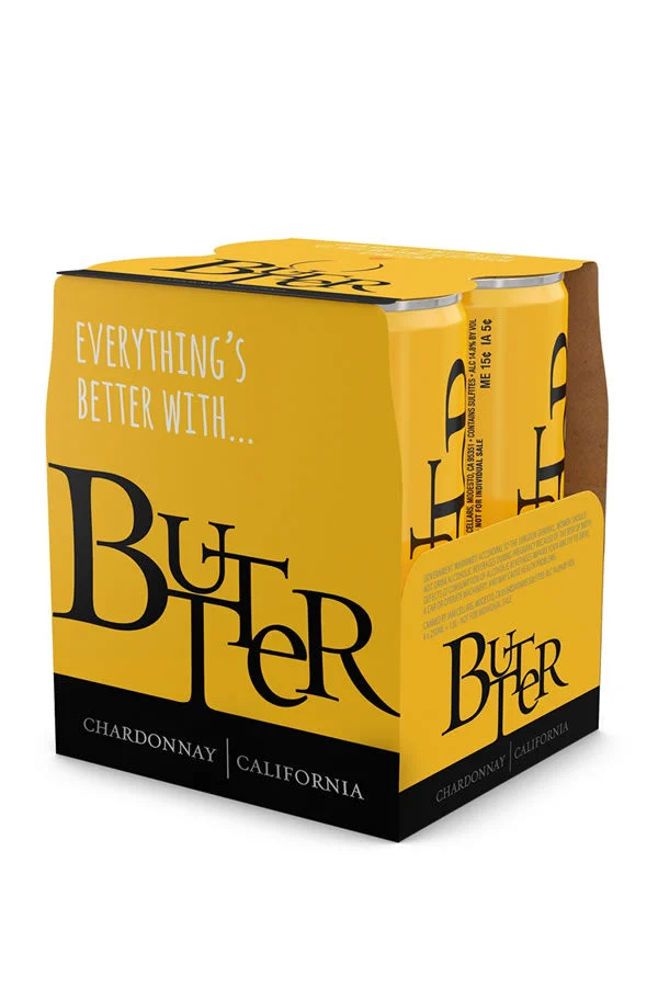 Butter Chardonnay Cans 4Pk 250ML