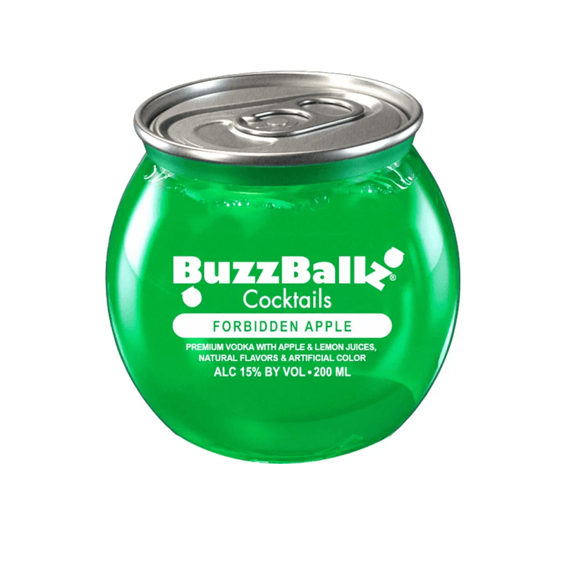 Buzzballz Forbidden Apple Cocktail 200mL 4 Pack