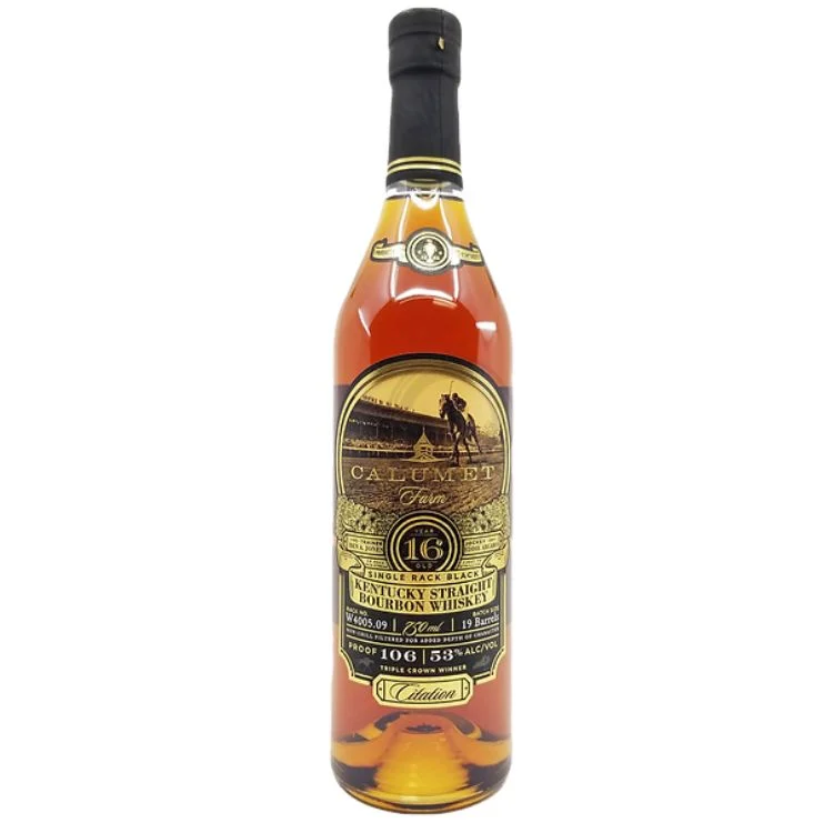 Calumet Farm 16 Year Single Rack Black Bourbon Whiskey - 750ml