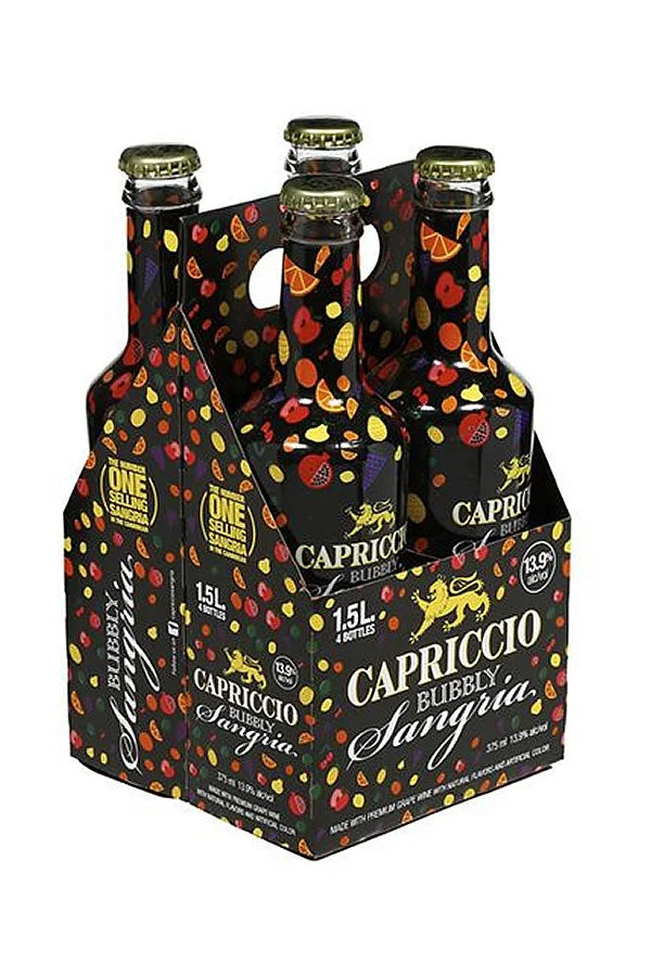 Capriccio Bubbly Sangria 375ML 4Pk