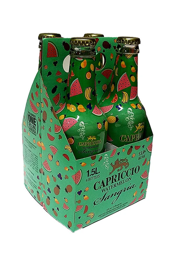 Capriccio Bubbly Sangria Watermelon 375ML 4Pk