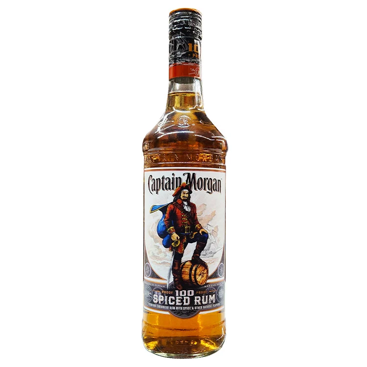 Captain Morgan 100 Proof Spiced Rum - 750ml