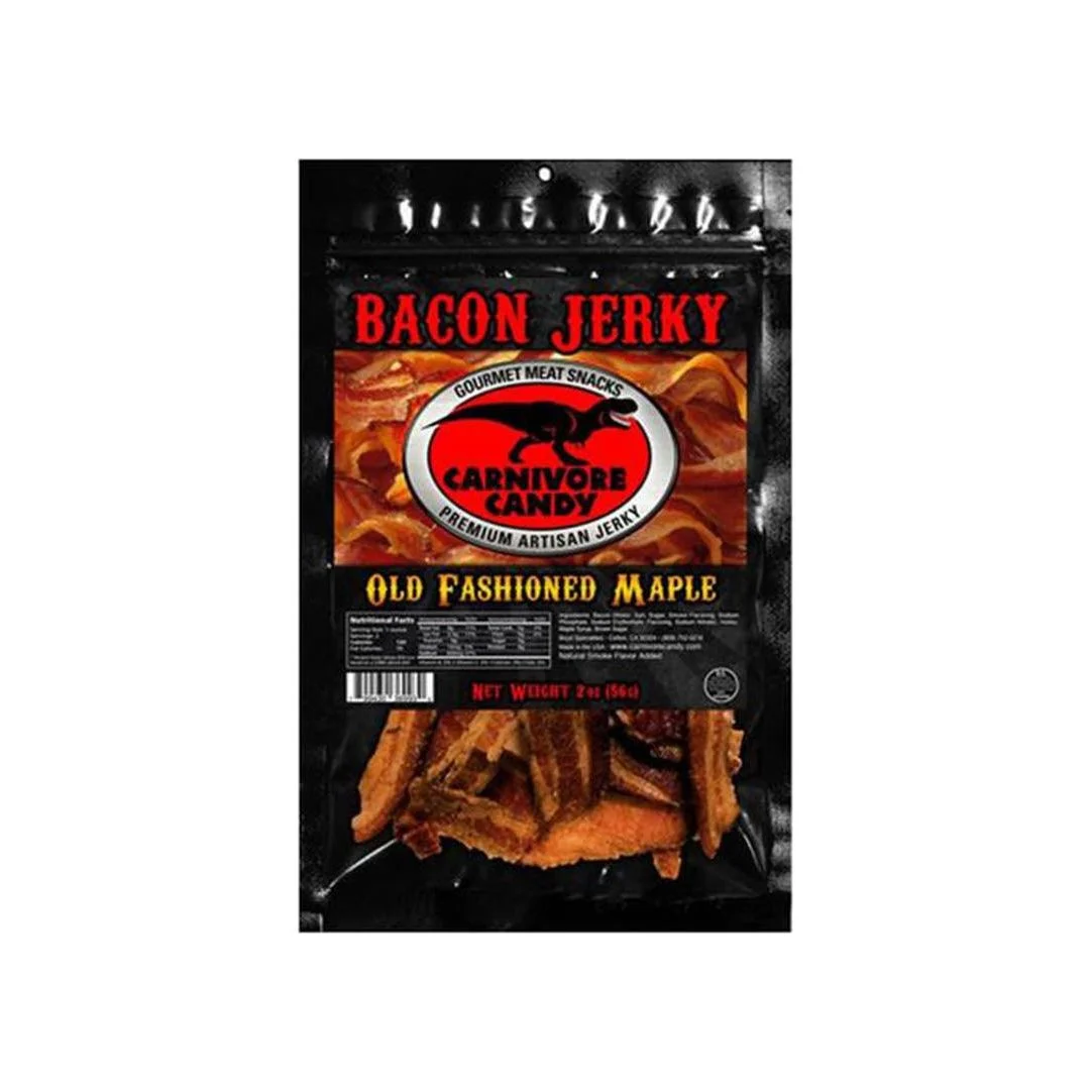 Carnivore Candy Old Fashioned Maple Bacon Jerky