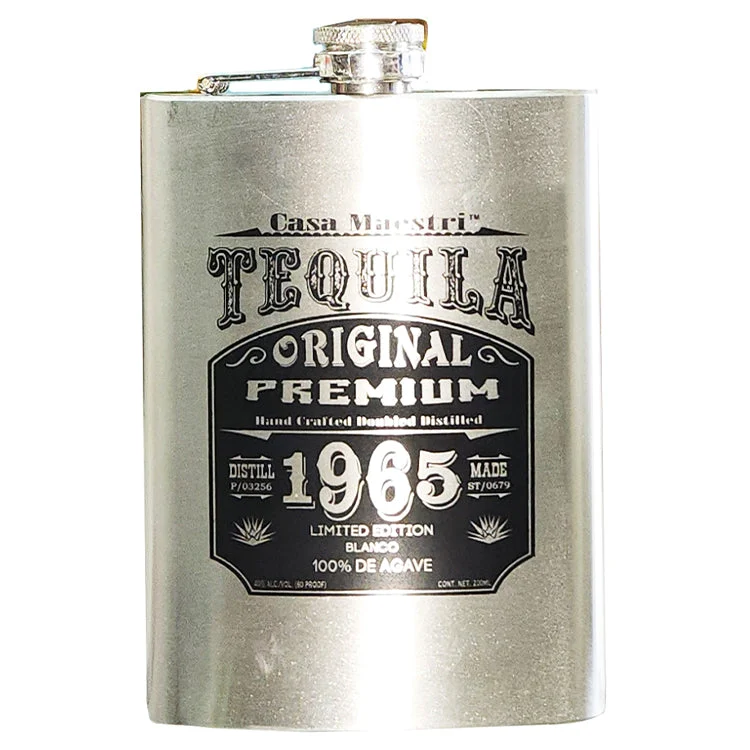 Casa Maestri Blanco Limited Edition Tequila Flask - 200ml