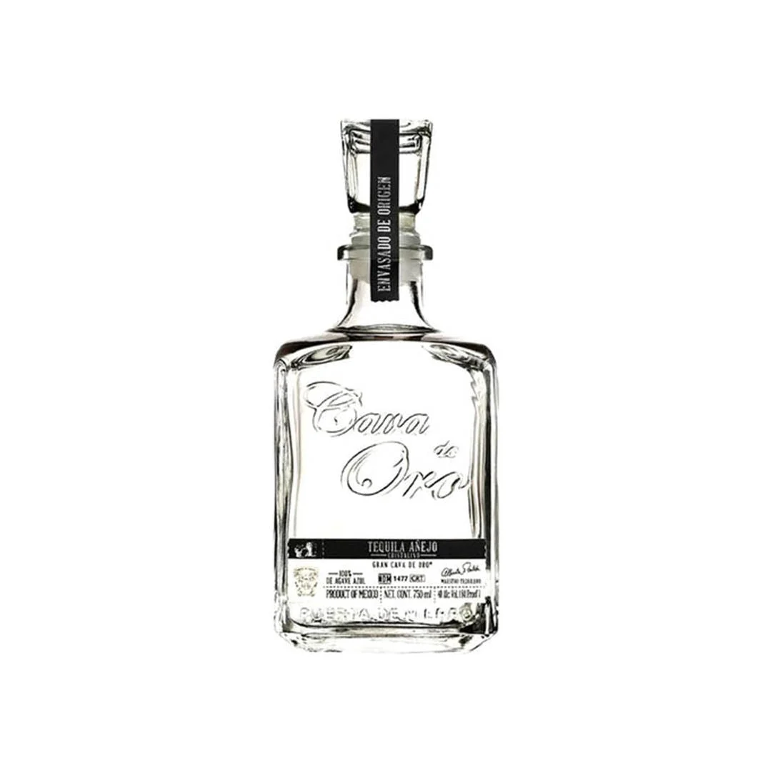 Cava De Oro Cristalino Anejo Tequila