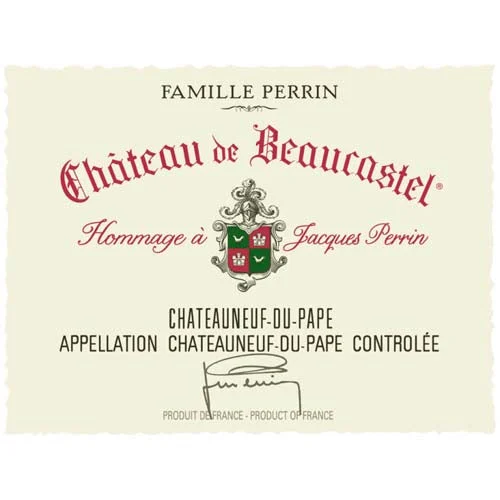 Chateau de Beaucastel Hommage Jacques Perrin Chateauneuf-du-Pape 2010