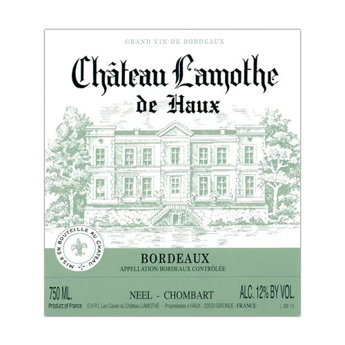 Chateau Lamothe de Haux Bordeaux Blanc