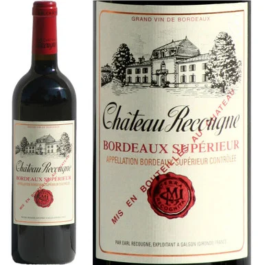 Chateau Recougne Bordeaux Superieur Rouge 2022