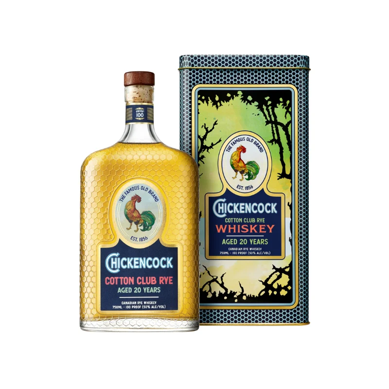 Chicken Cock Cotton Club Canadian Rye Whiskey 20 Yr 750ml