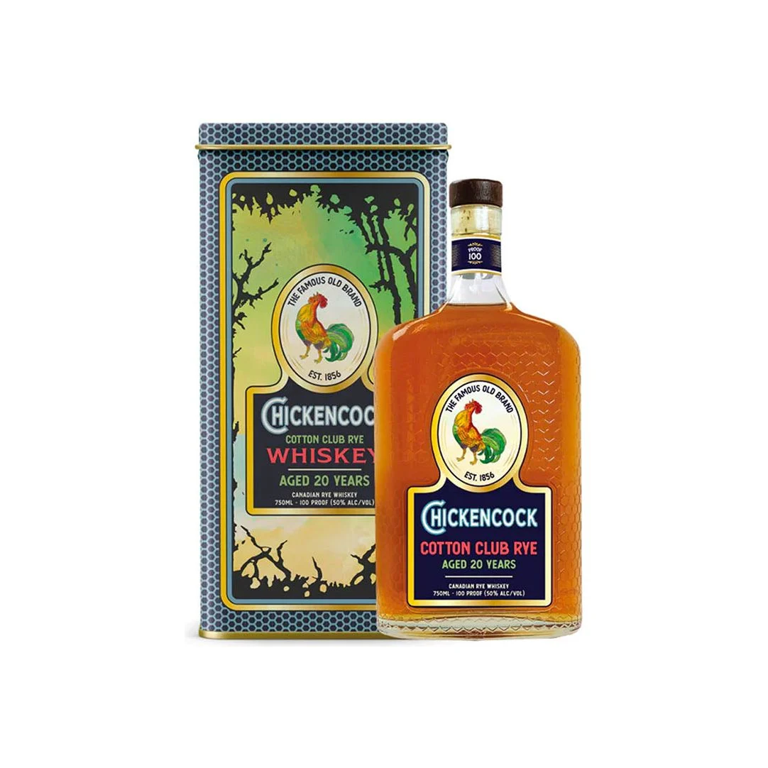Chicken Cock Cotton Club Rye Whiskey 20 years