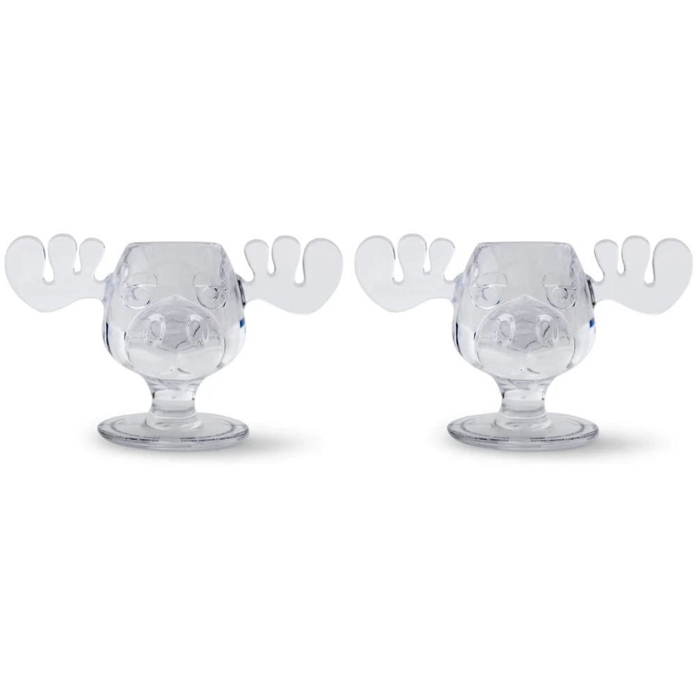 Christmas Vacation Moose Mug Acrylic Shot Glasses (set of 2)