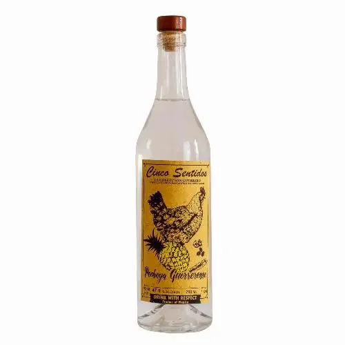 Cinco Sentidos La Coleccion Guerrero Destilado de Agave Ancho Spirits 95.2 Proof750ml