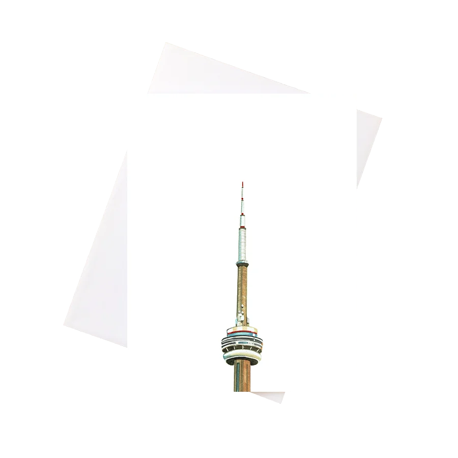 CN Tower Greeting Card