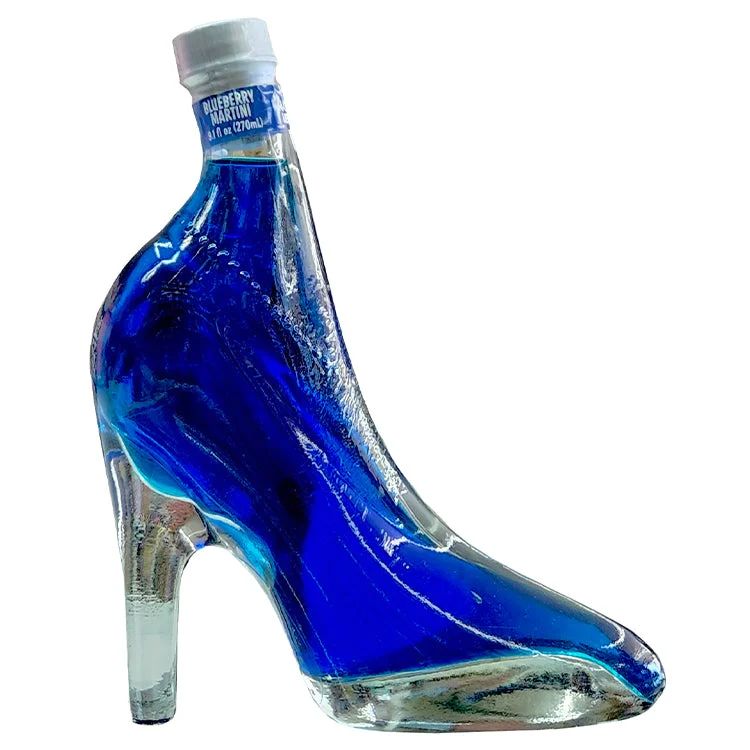 Coastal Cocktails Glass High Heel Shoe Candy Blueberry Martini -270ml