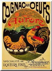 Cognac aux Oeufs Magnet