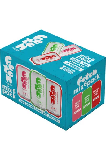Collective Project Fetch Soda 10mg THC Variety 6pk 12oz cans