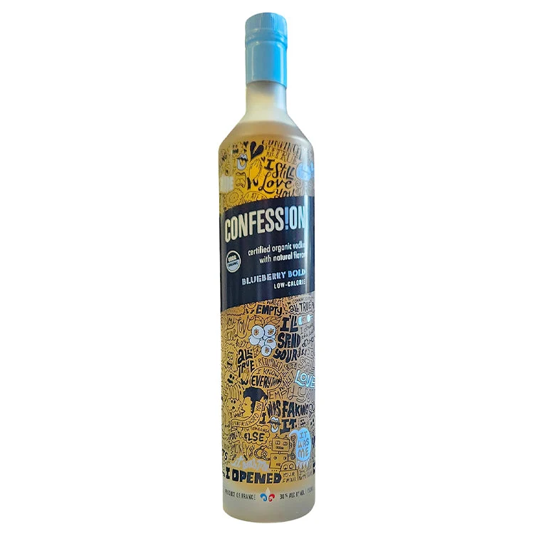 Confession Blueberry Bold Organic French Vodka - 750ml