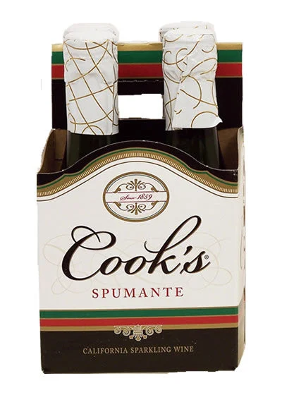 Cooks Spumante 4Pk 187ML