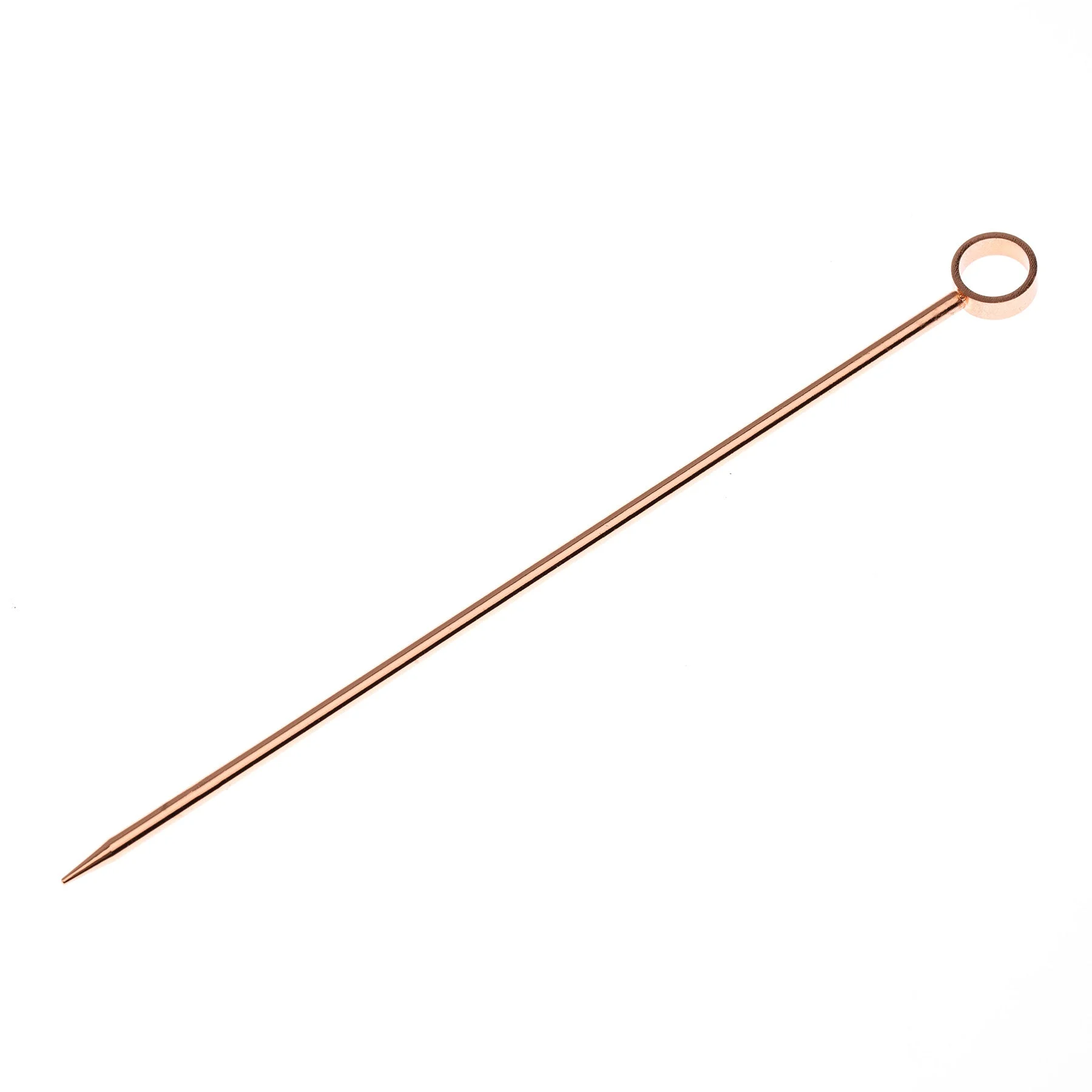Copper Circle Cocktail Pin