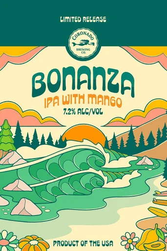 Coronado Brewing Co. Bonanza IPA With Mango 4pk 16oz cans