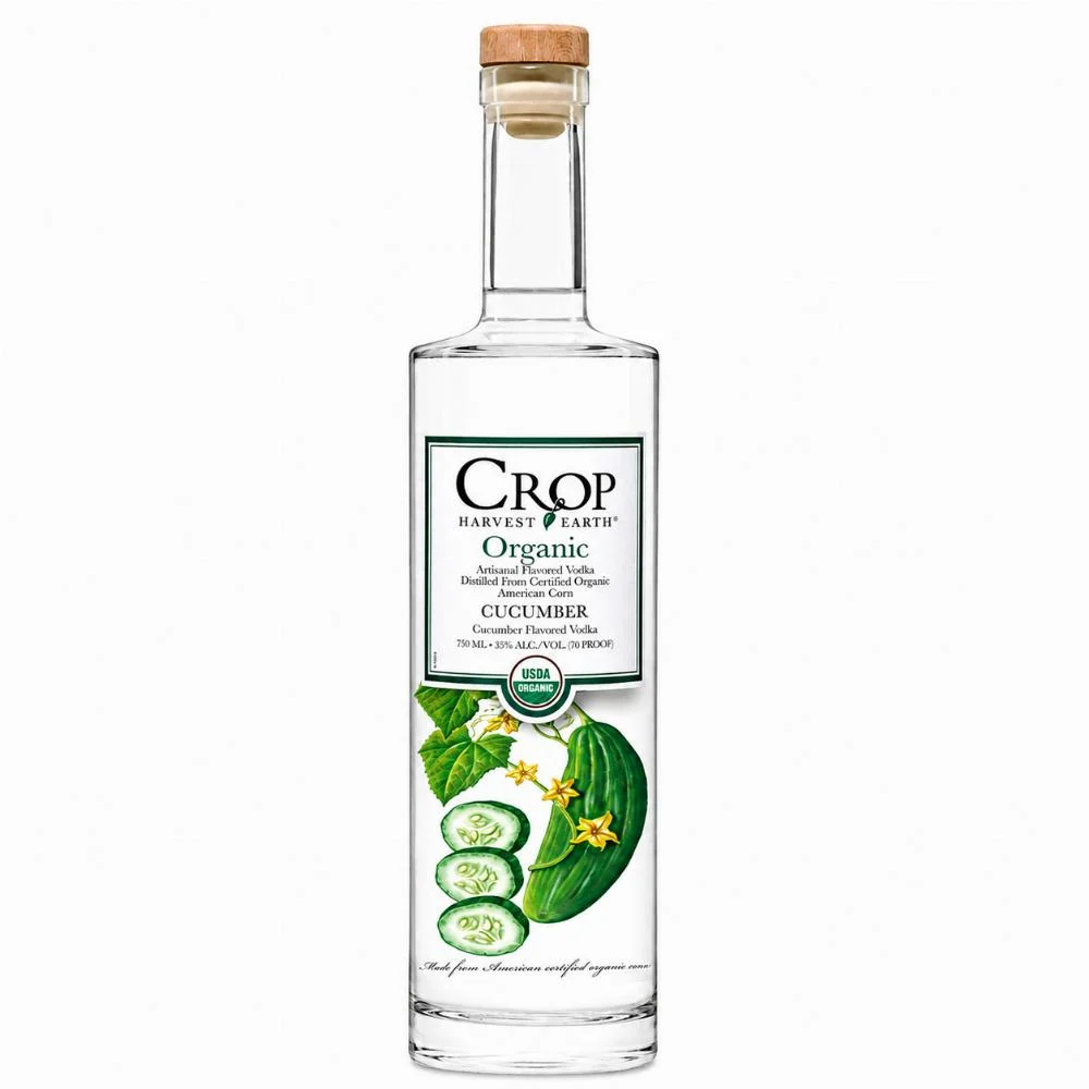 Crop HarvestEarth Cucumber Vodka 750ml Organic