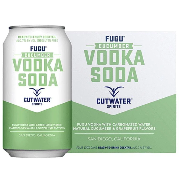 Cutwater Fugu Cucumber Vodka Soda 4pk