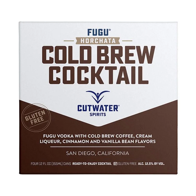 Cutwater Horchata Cold Brew Cocktail 4pk