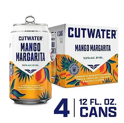 Cutwater Spirits Mango Margarita 355ml 4 pack