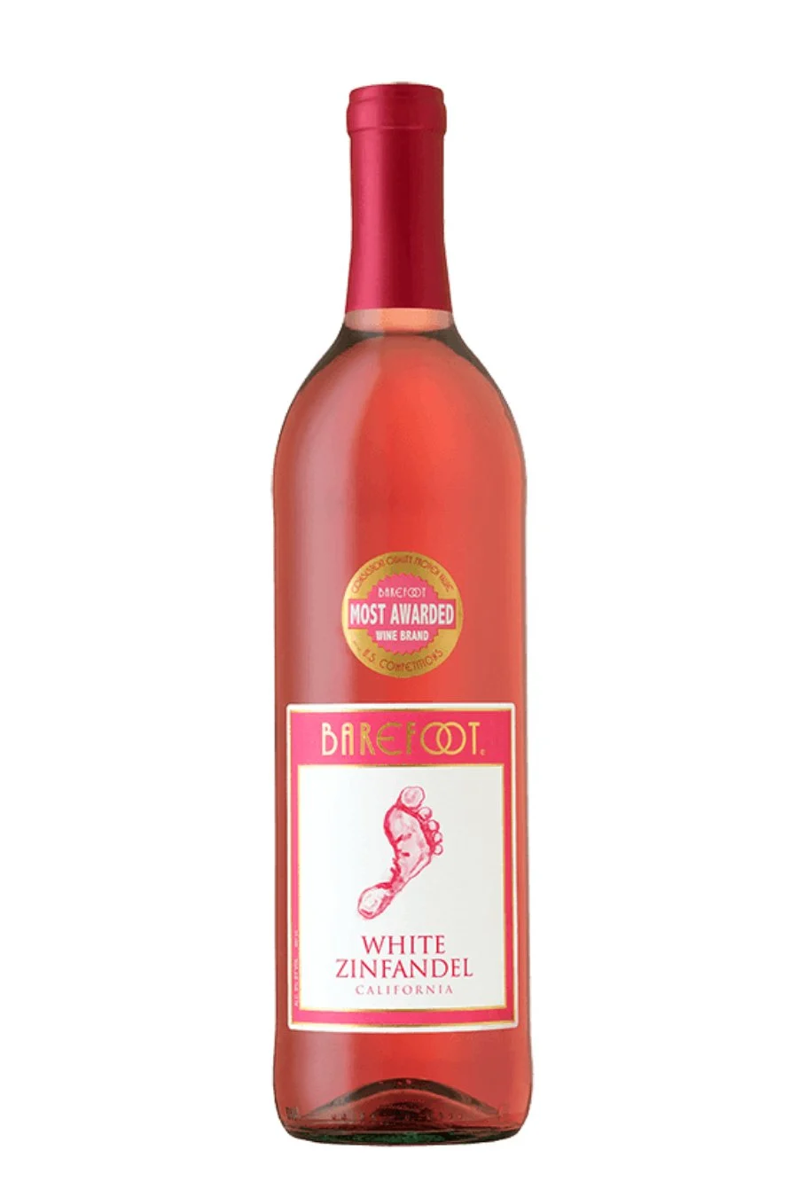 DAMAGED LABEL: Barefoot White Zinfandel (750 ml)